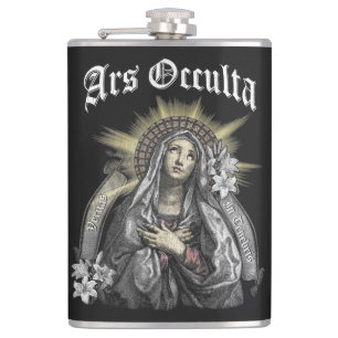 Ars Occulta - Gothic Streetwear Design Hip Flask