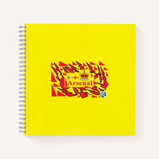 Arsenal 11 spiral notebook