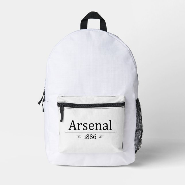 Arsenal 1886 printed backpack (Front)