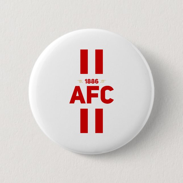 Arsenal Football Club  6 Cm Round Badge (Front)