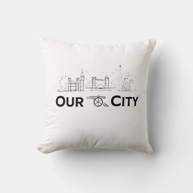 Arsenal Our City  Cushion (Front)