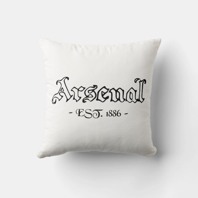 Arsenal Retro Cushion (Back)