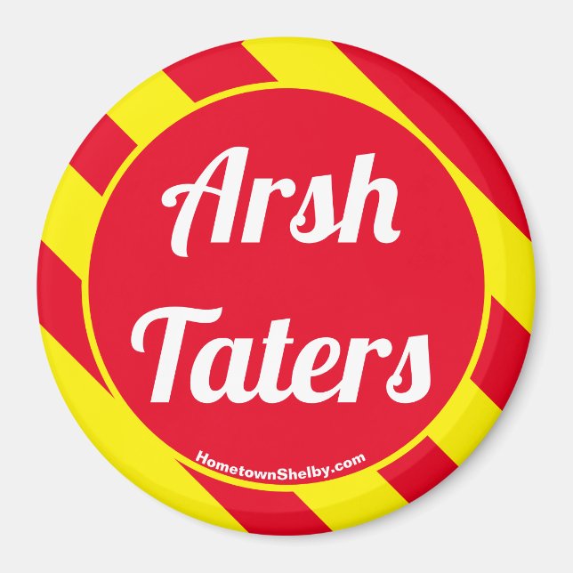 Arsh Taters Red/Yellow Magnet (Front)