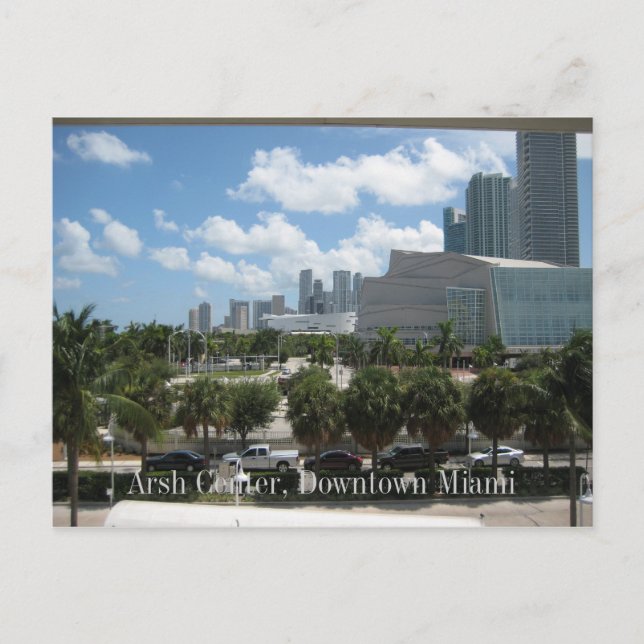 Arsht Center, Downtown Miami Post Card (Front)