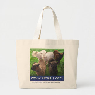 ART 4 ALS tote bag featuring "Five Spring Lambs"