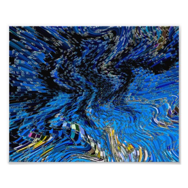 Art Abstract 3D Photo Print (Front)