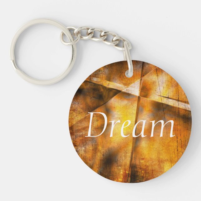 art abstract colourful background key ring (Front)