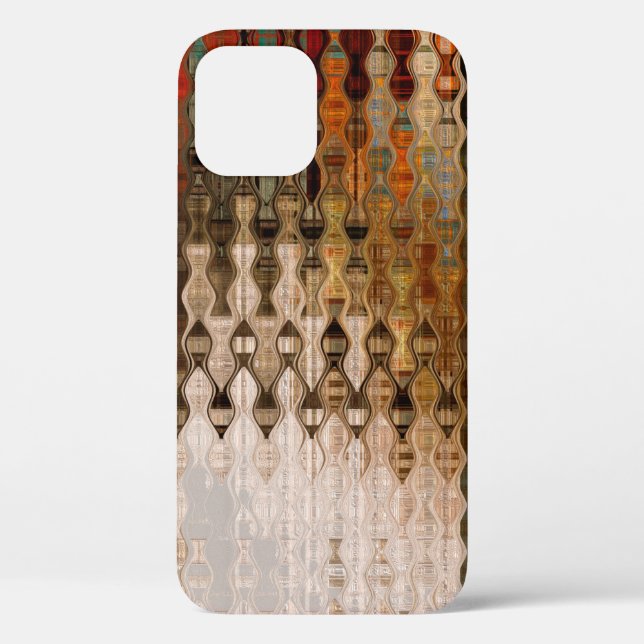 art abstract colourful geometric intersection back Case-Mate iPhone case (Back)