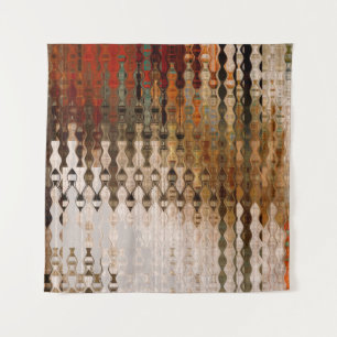 art abstract colourful geometric intersection back tapestry