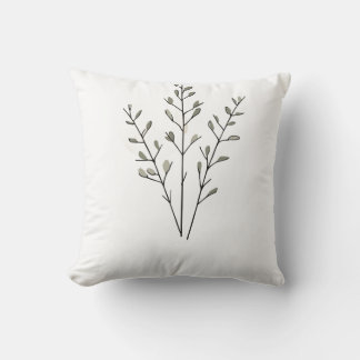 Art Abstract Earthy Branch  Cushion