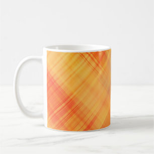 art abstract geometric diagonal lines pattern, blu coffee mug