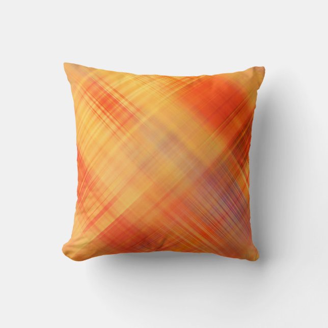 art abstract geometric diagonal lines pattern, blu cushion (Front)