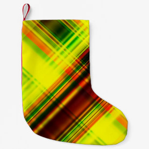 art abstract geometric diagonal pattern background small christmas stocking