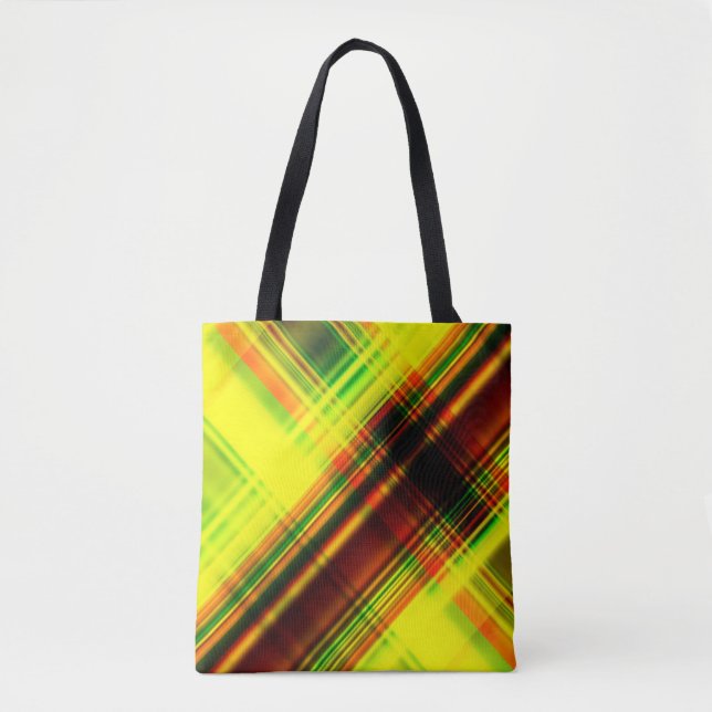 art abstract geometric diagonal pattern background tote bag (Front)