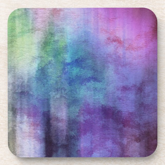 art abstract watercolor background on paper 2 coaster (Front)