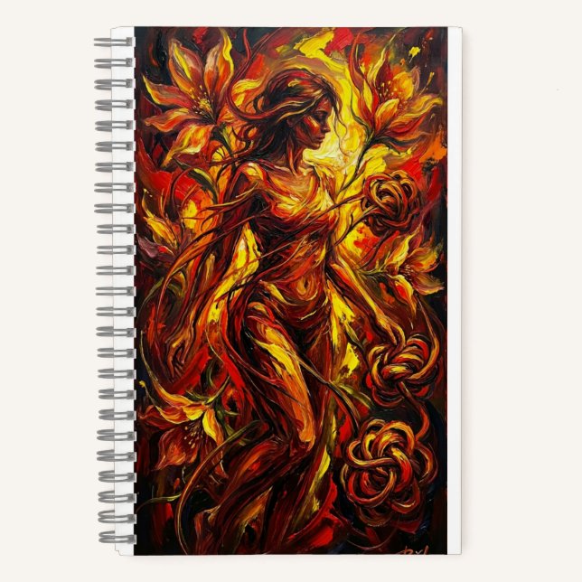 art and woman notebook (Front)