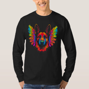 Art Angel Heaven German Shepherd Dog T-Shirt