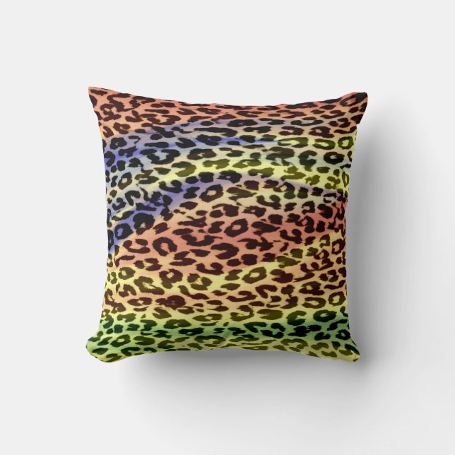 Art animal fur abstract texture background cushion (Front)