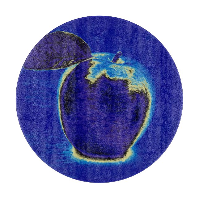 Art Apple 3 Cutting Board (Front)