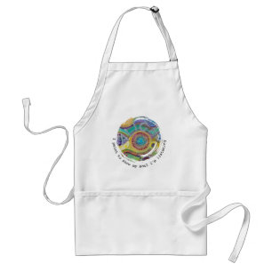 ART Apron with original art and quote