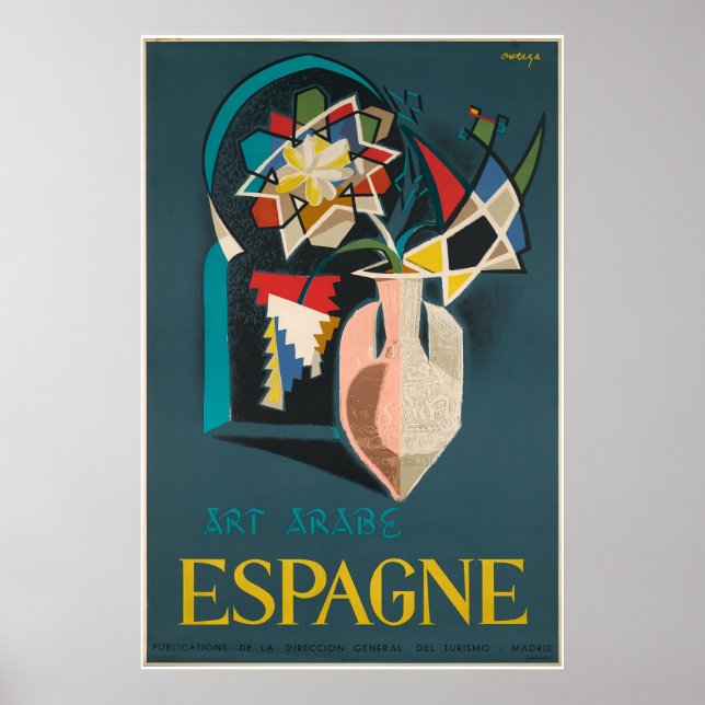 Art Arabe, Espagne, Vintage Poster (Front)