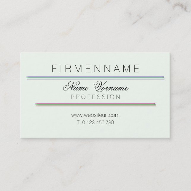 art author design business card (Front)