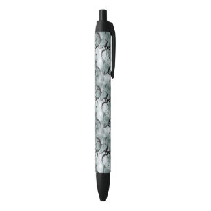 art avant-garde grey, black hand paint ink pen