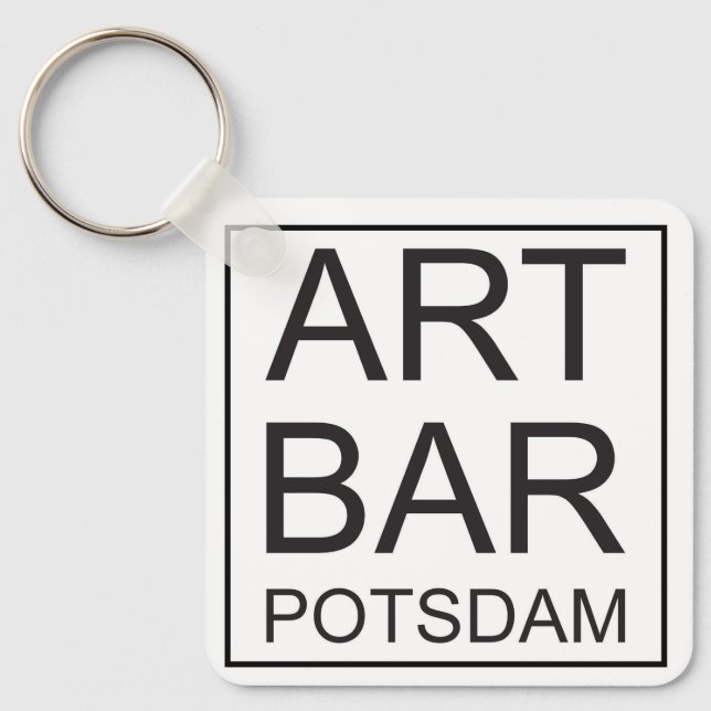 ART & Bar Potsdam Keychain by ARTCommerz (Front)