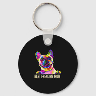 Art Best Frenchie Mum French Bulldog Dog Mum Key Ring