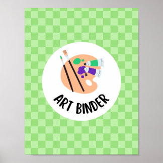 art binder insert - teacher organisation poster