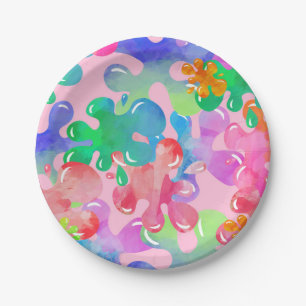 Art Birthday Dress for a Mess Painting Paper Plate