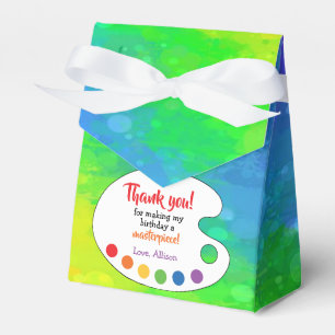 Art Birthday Party Favour   Paint Party  Favour Bo Box
