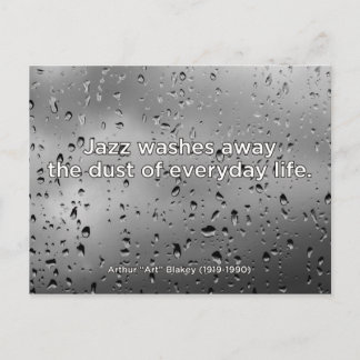 Art Blakey Quote Postcard
