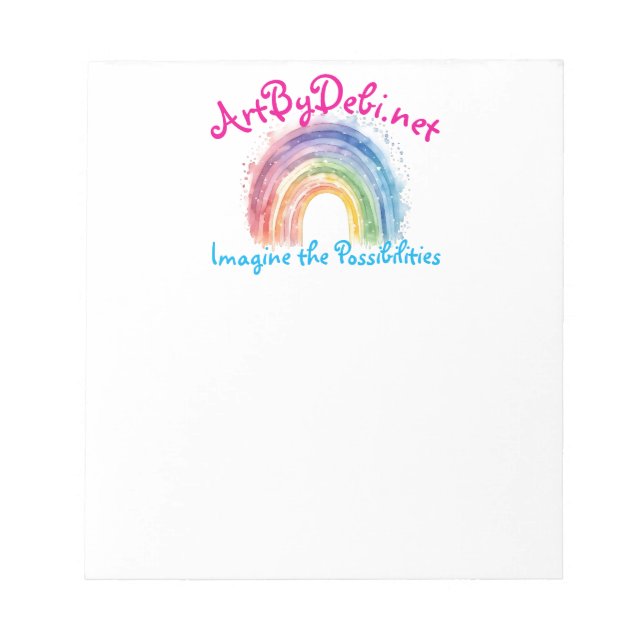 Art By Debi, Paper Notepad (Front)