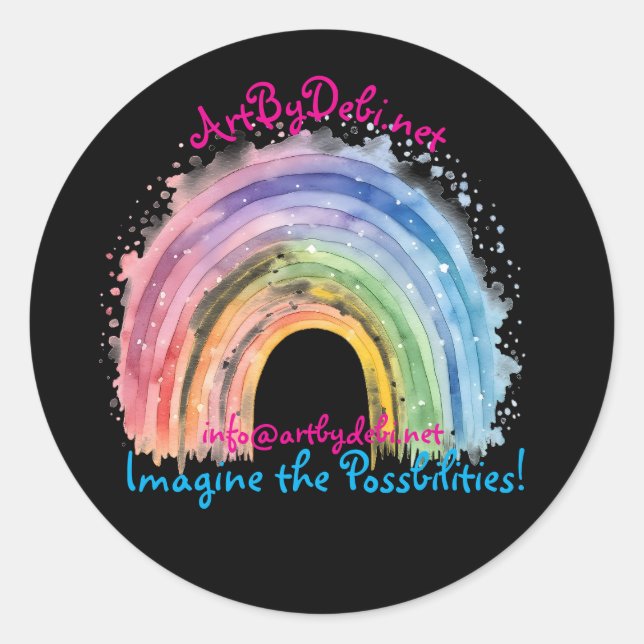 Art By Debi, Sticker (Front)
