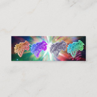 Art by Micheal Dragons Business Book Mark Card