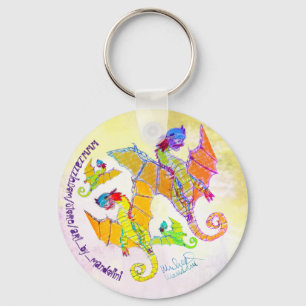 Art by Micheal Raglan Dragon Keychain