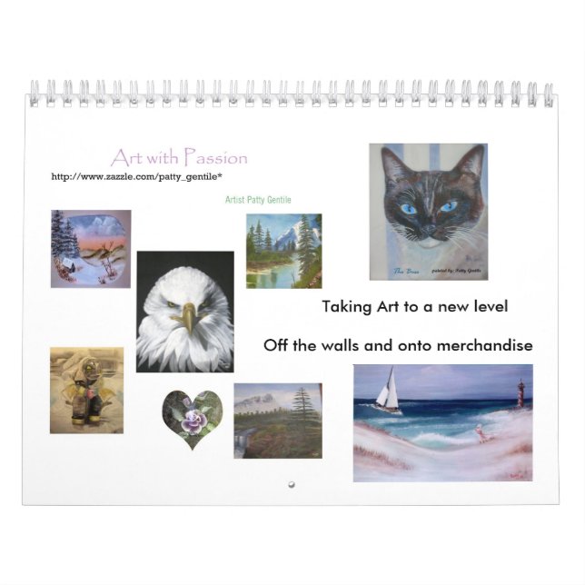 Art by Patty Gentile Calendar (Cover)