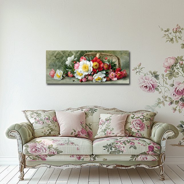 Art by Paul-De-Longpre, Beautiful Roses & Peonies Poster (Creator Uploaded)