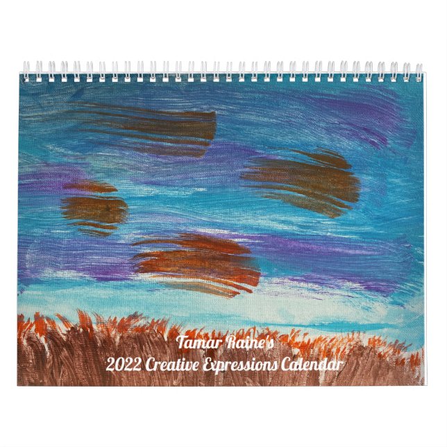 Art Calendar with many paintings by Tamar Raine, (Cover)
