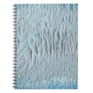 Art canvas blue texture notebook