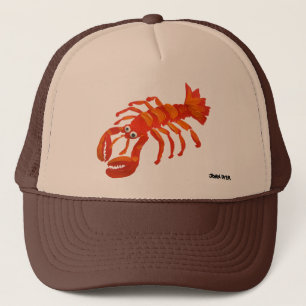 Art Cap: Cornish Padstow Lobster Trucker Hat