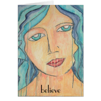 Art Card Blue Hair