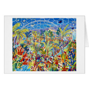Art Card: Garden of Eden. The Eden Project, UK