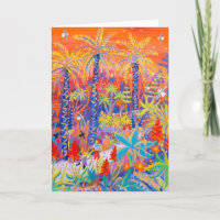 Art Card: Strolling under a Red Hot Sunset, Tresco