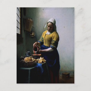 Art Card - "The Kitchen Maid" by Johannes Vermeer