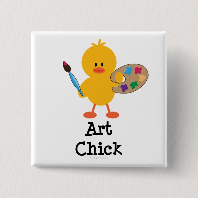 Art Chick Button (Front)