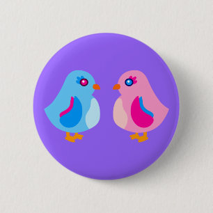 Art Chicks 6 Cm Round Badge