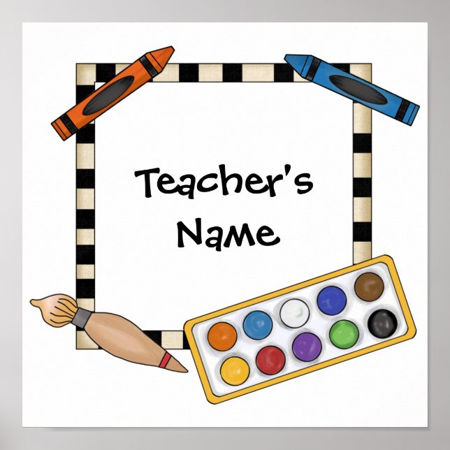 Art Class Customisable Poster (Front)