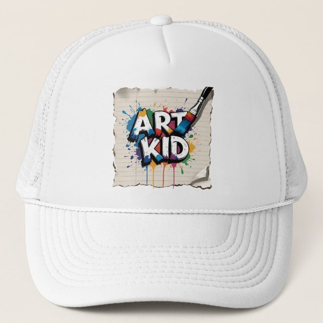 Art Class for Sketchbook Rebels & Art Teachers  Trucker Hat (Front)